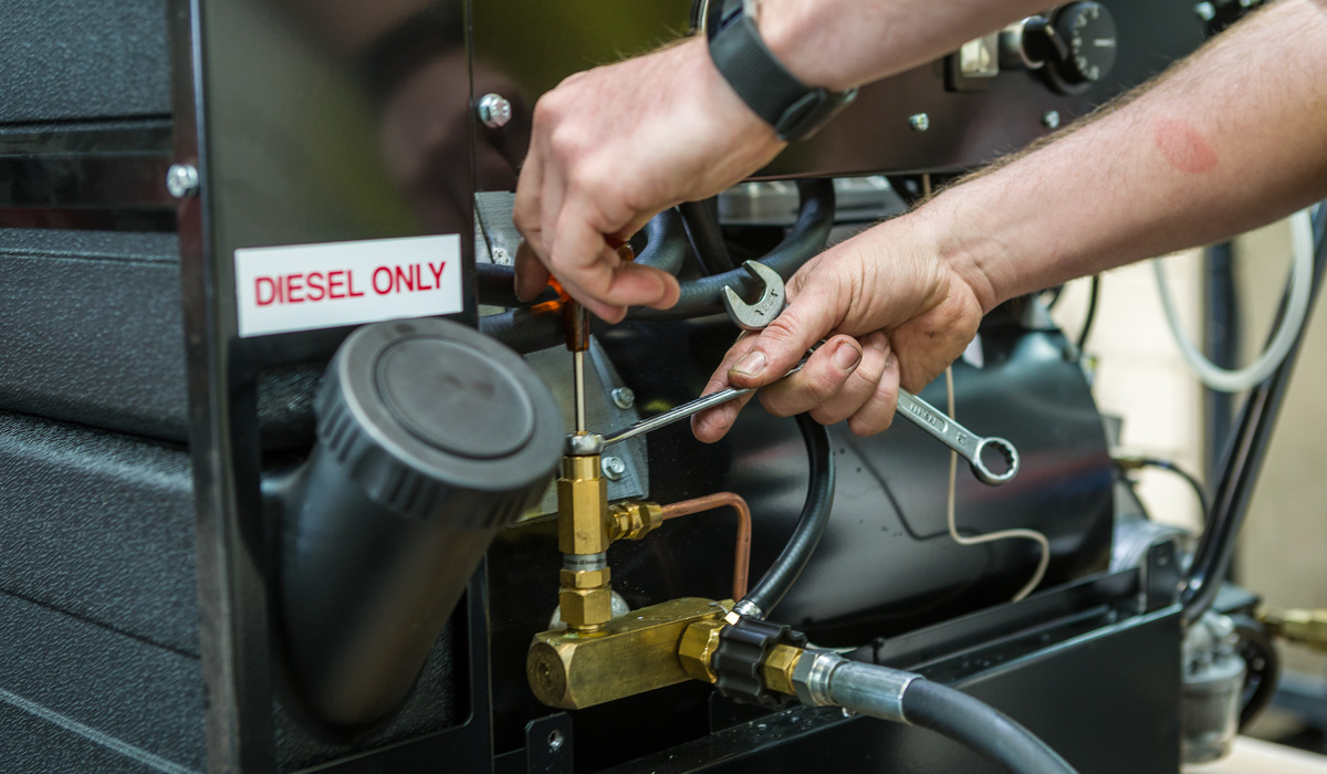 Why We Fit a VS350 Safety Valve to Our 350 Bar Pressure Cleaners