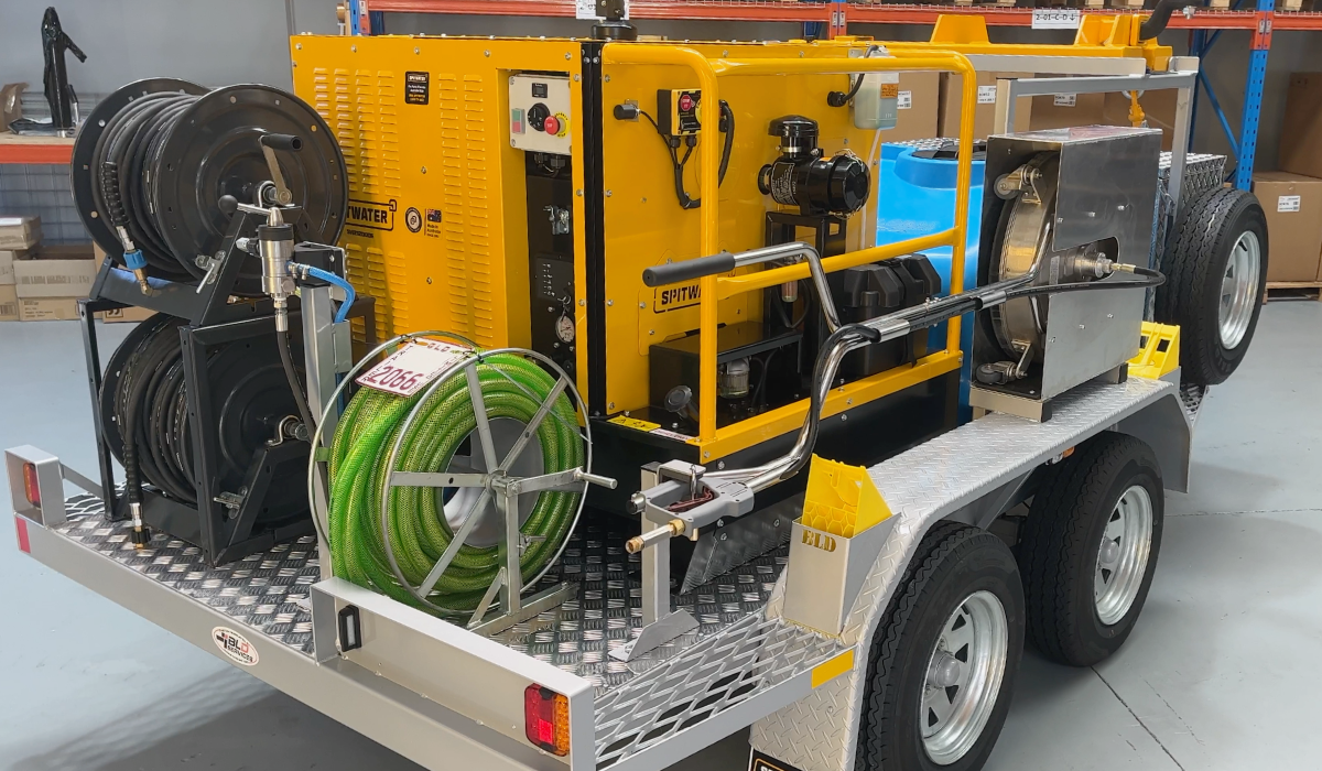 Custom Cleaning Trailer for Poultry Facility. Built Tough, Built Smart