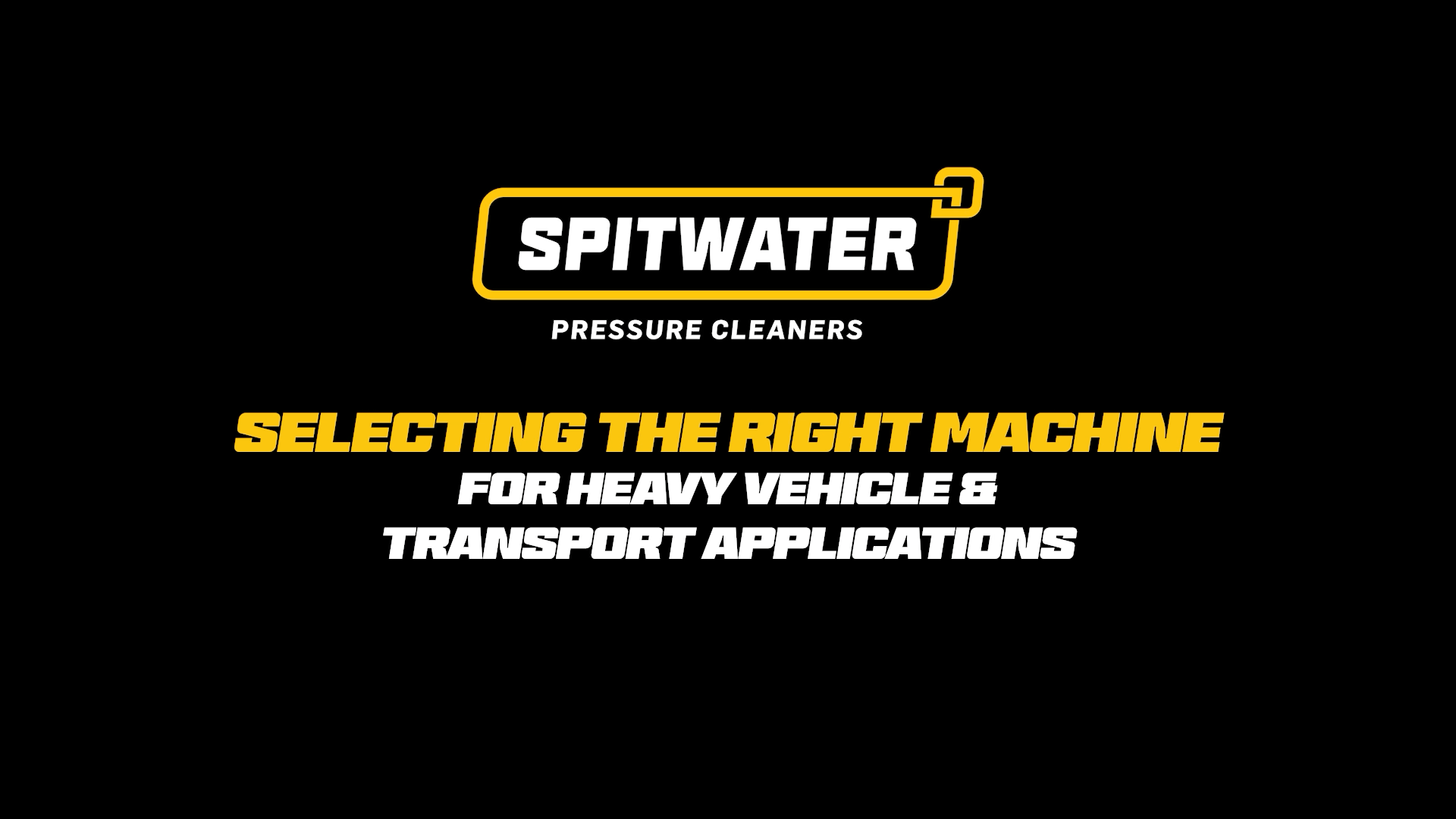 Selecting the Right Pressure Cleaner for Heavy Vehicle and Transport